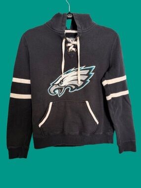 OTS Women’s Lace Up Pullover Hoodie Sweatshirt | Size Small